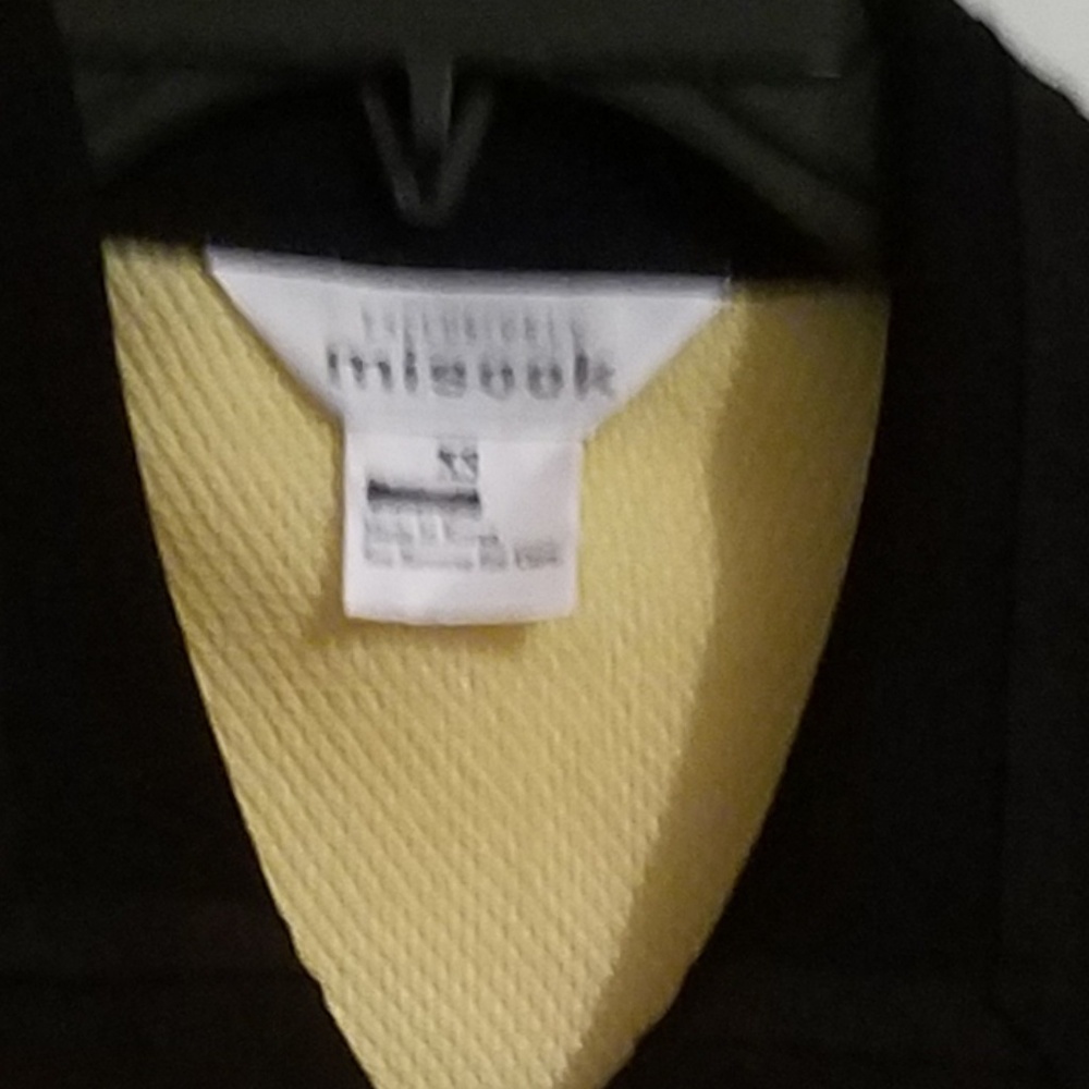 Misook yellow and black cardigan jacket blazer - Picture 2 of 4